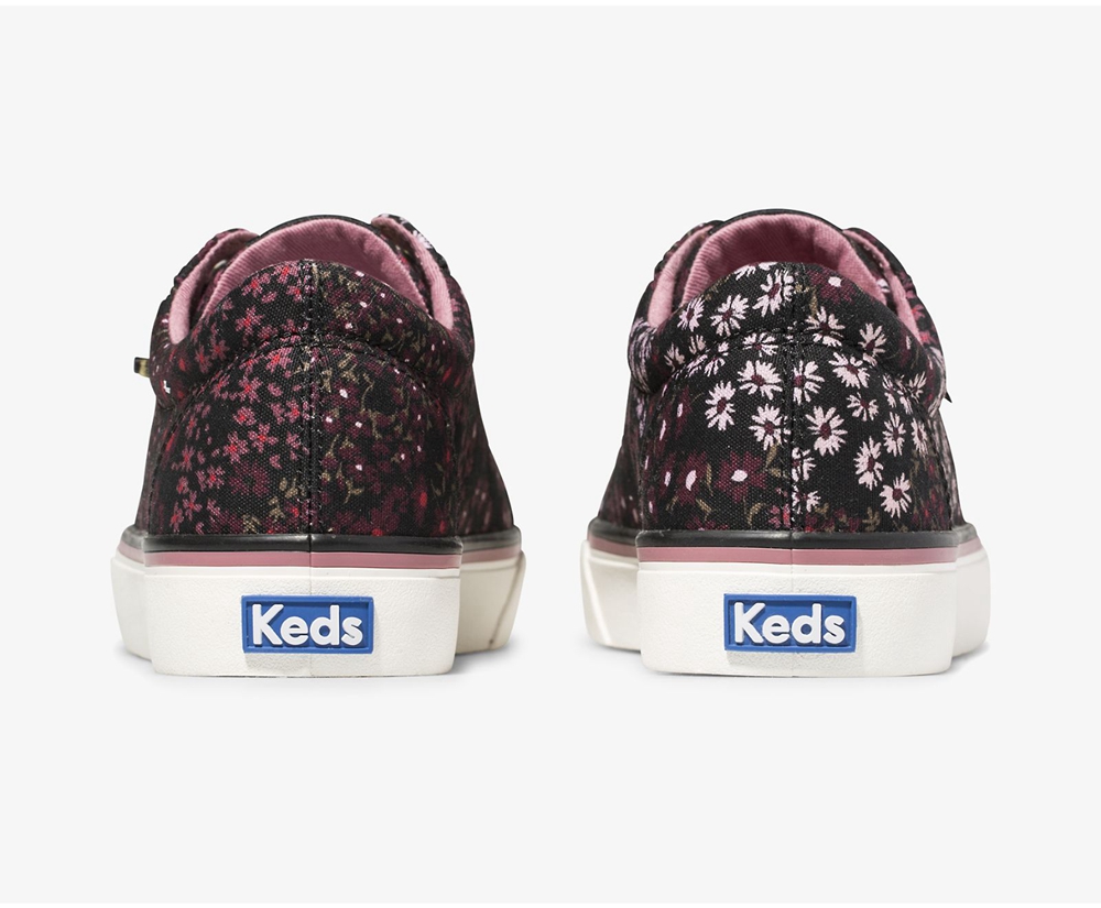 Tenis Keds Mujer Negros - Jump Kick Floral - 5031-AOMCX